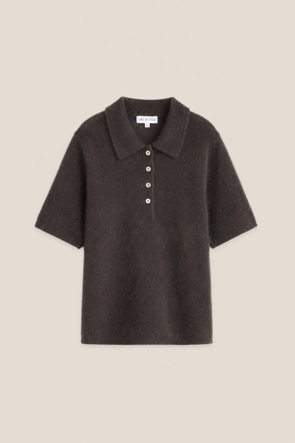 Line Of Oslo Grant Strikket Topp  Brown 063