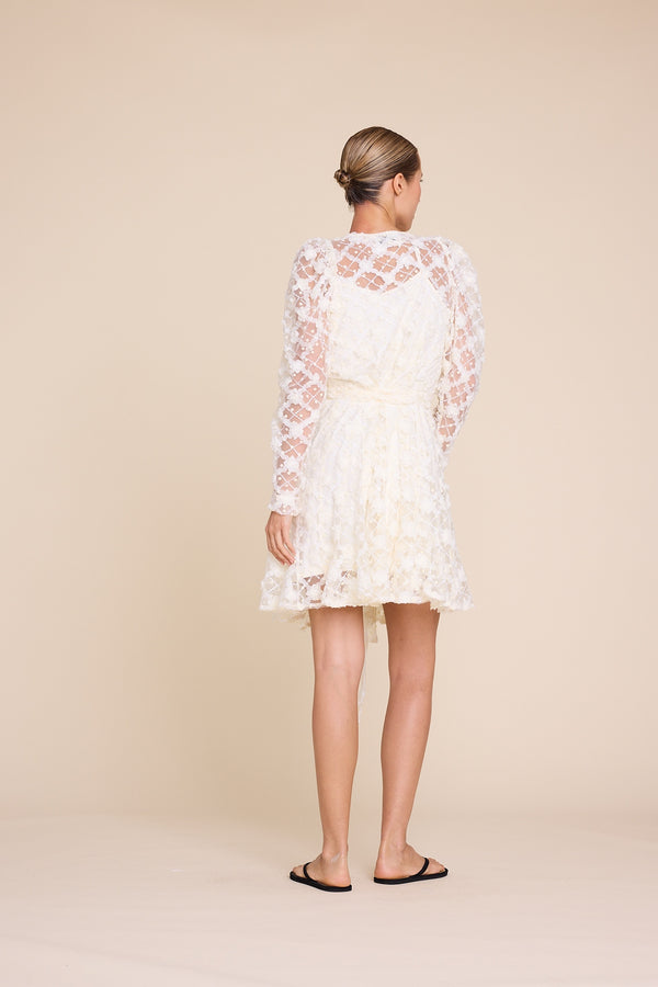 Line Of Oslo Harriet Dress Dress Creme 091