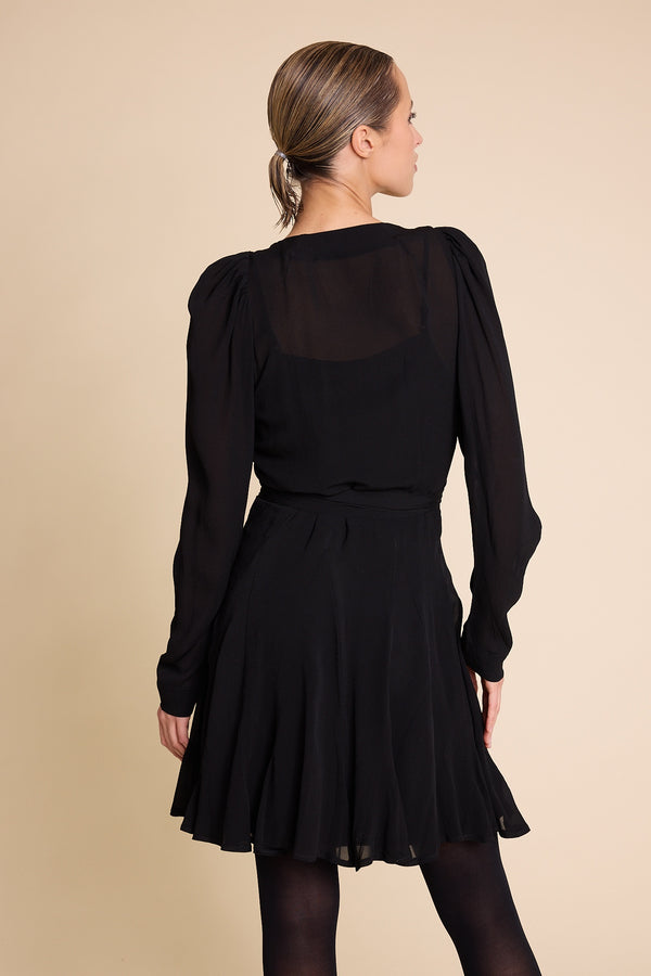 Line Of Oslo Harriet Viscose Dress Dress Black 097