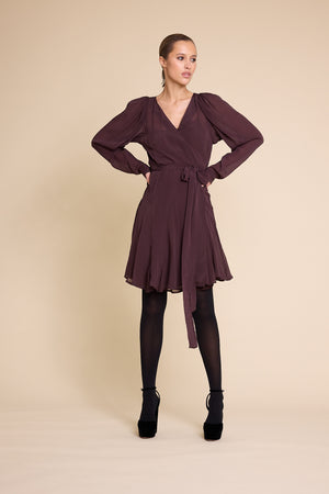 Line Of Oslo Harriet Viscose Dress Dress Port 008