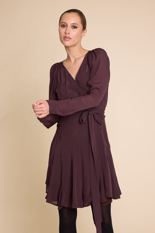Line Of Oslo Harriet Viscose Dress Dress Port 008