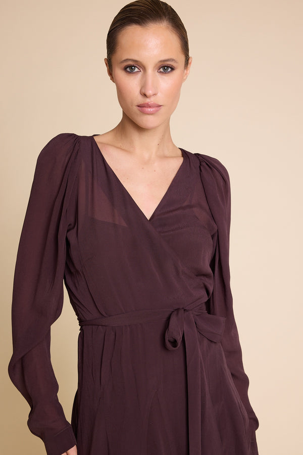 Line Of Oslo Harriet Viscose Dress Dress Port 008