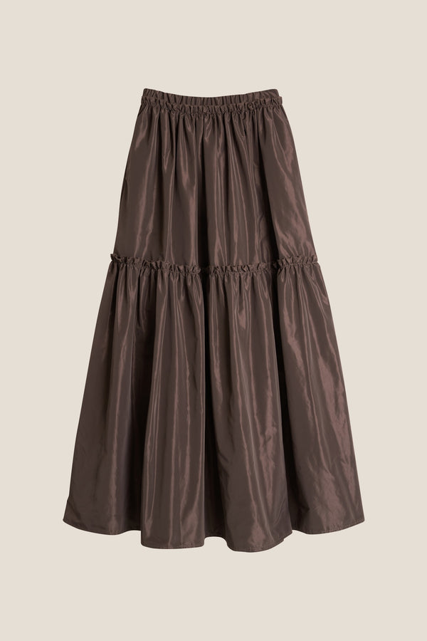 Line Of Oslo Hay 25 Solid Skirt Skirt Brown 063