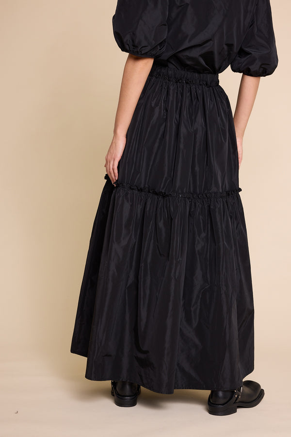 Line Of Oslo Hay 25 Solid Skirt Skirt Black 097