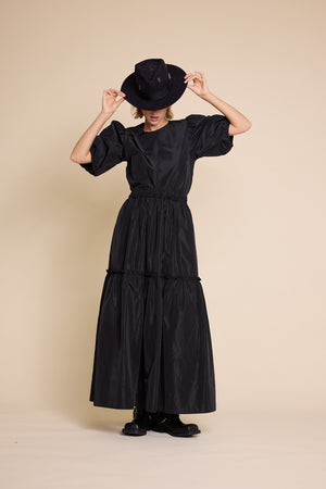 Line Of Oslo Hay 25 Solid Skirt Skirt Black 097