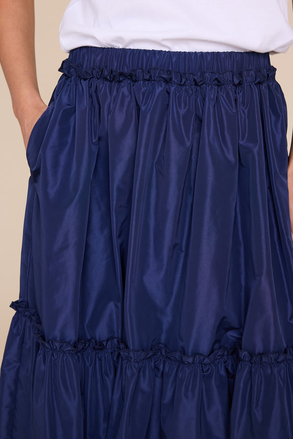 Line Of Oslo Hay 25 Solid Skirt Skirt Blue 066