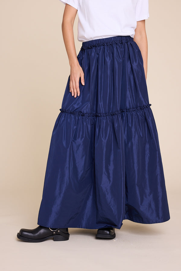 Line Of Oslo Hay 25 Solid Skirt Skirt Blue 066