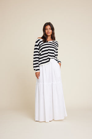 Line Of Oslo Hay Skirt Skirt White 001