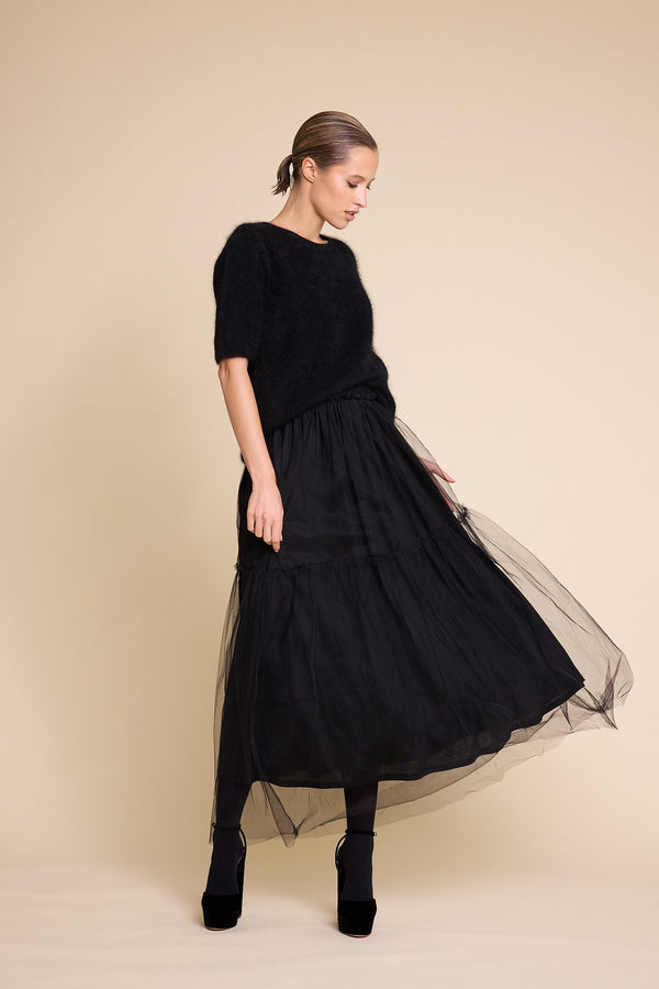 Line Of Oslo Hay Tulle Skirt Skirt Black 097