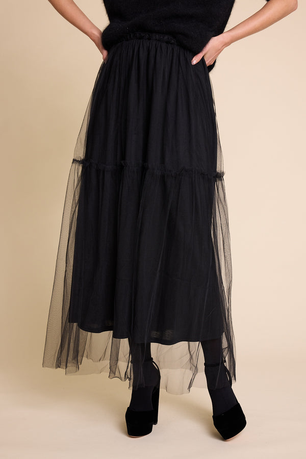 Line Of Oslo Hay Tulle Skirt Skirt Black 097