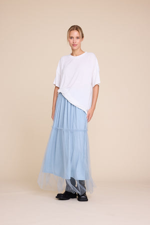 Line Of Oslo Hay Tulle Skirt Skirt Light Blue 003
