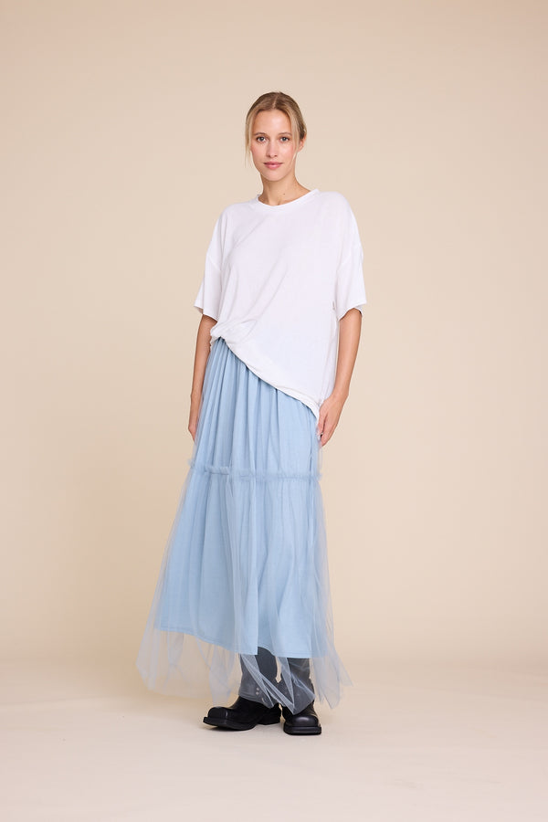 Line Of Oslo Hay Tulle Skirt Skirt Light Blue 003