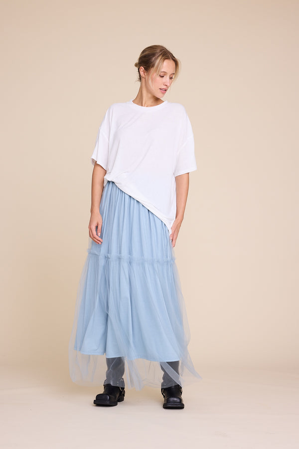 Line Of Oslo Hay Tulle Skirt Skirt Light Blue 003