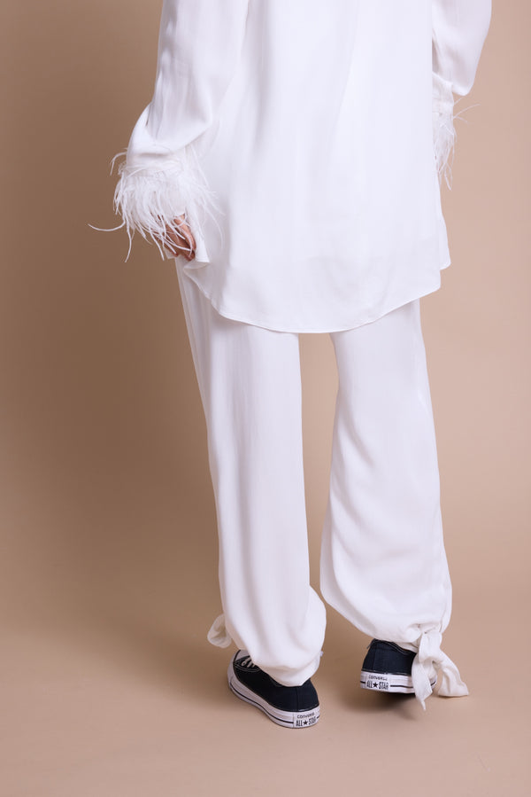 Line Of Oslo Hayley Bukse Trouser Creme 091