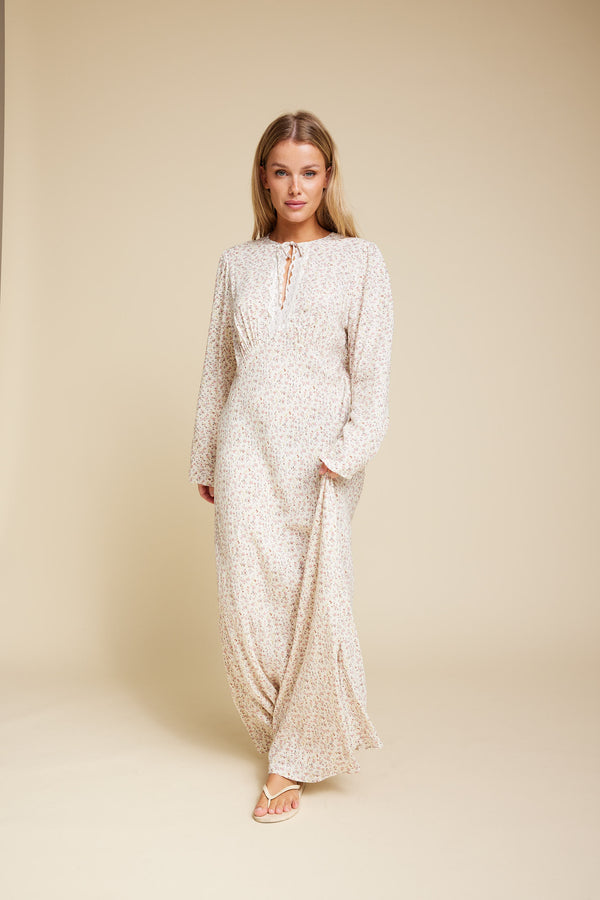 Line Of Oslo Hill Viscose Print Dress Dress As is 136