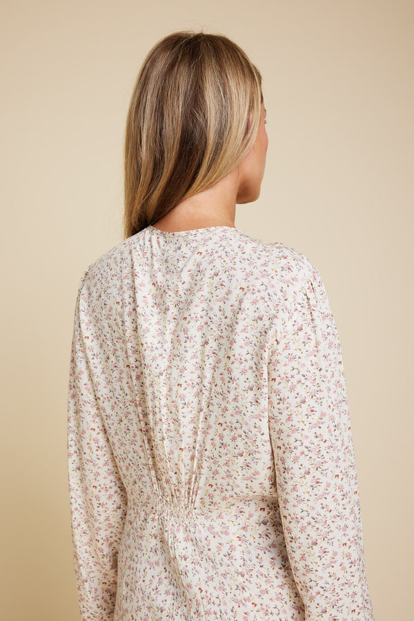 Line Of Oslo Hill Viscose Print Dress Dress As is 136