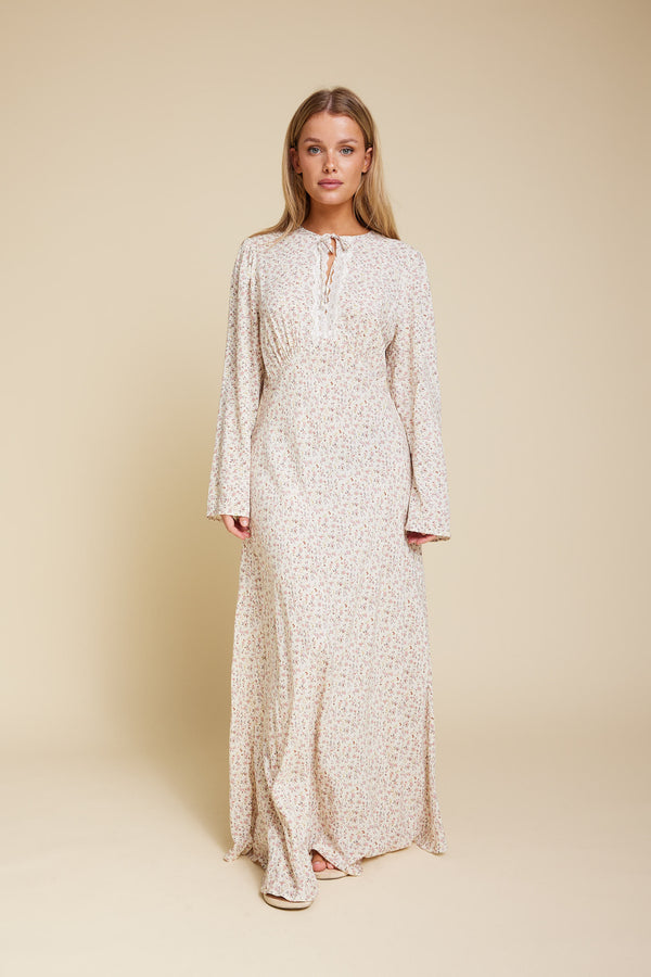 Line Of Oslo Hill Viscose Print Dress Dress As is 136