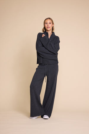 Line Of Oslo Holmes AW25 Trousers Knitted trouser Antracite 004