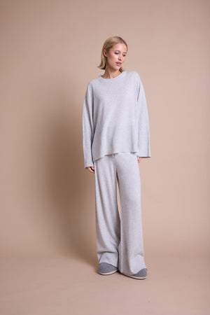 Line Of Oslo Holmes Bukse  Grey Melange 006