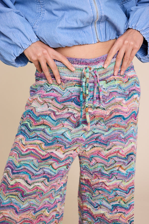 Line Of Oslo Holmes Multi Trousers Knitted trouser Multicolor 137