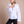 Line Of Oslo Honey Popline Bluse Blouse White 001