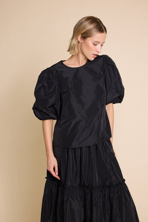 Line Of Oslo Isabel 25 Solid Blouse Black 097