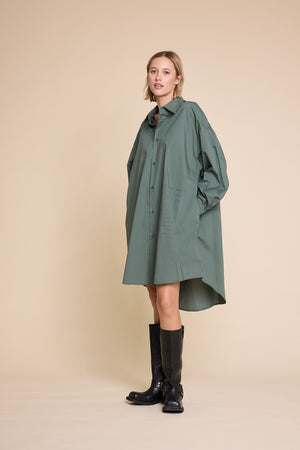 Line Of Oslo Jamie Solid Shirt Blouse Army 119