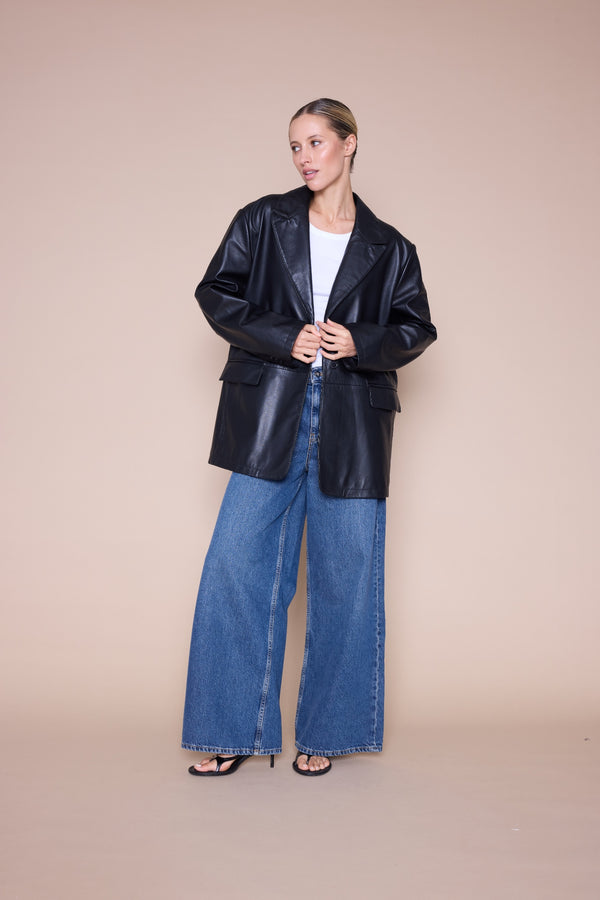 Line Of Oslo Janis Blazer Jacket Black 097