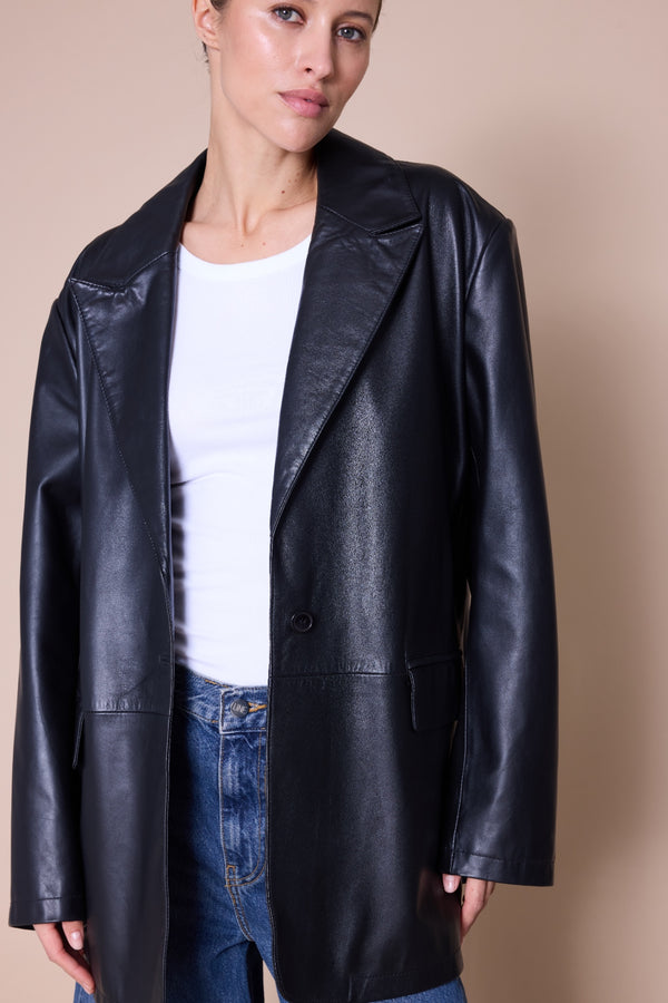 Line Of Oslo Janis Blazer Jacket Black 097