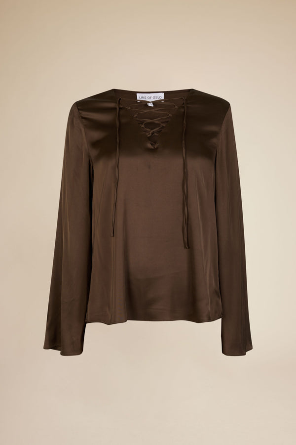 Line Of Oslo Jenny Blouse Blouse Brown 063