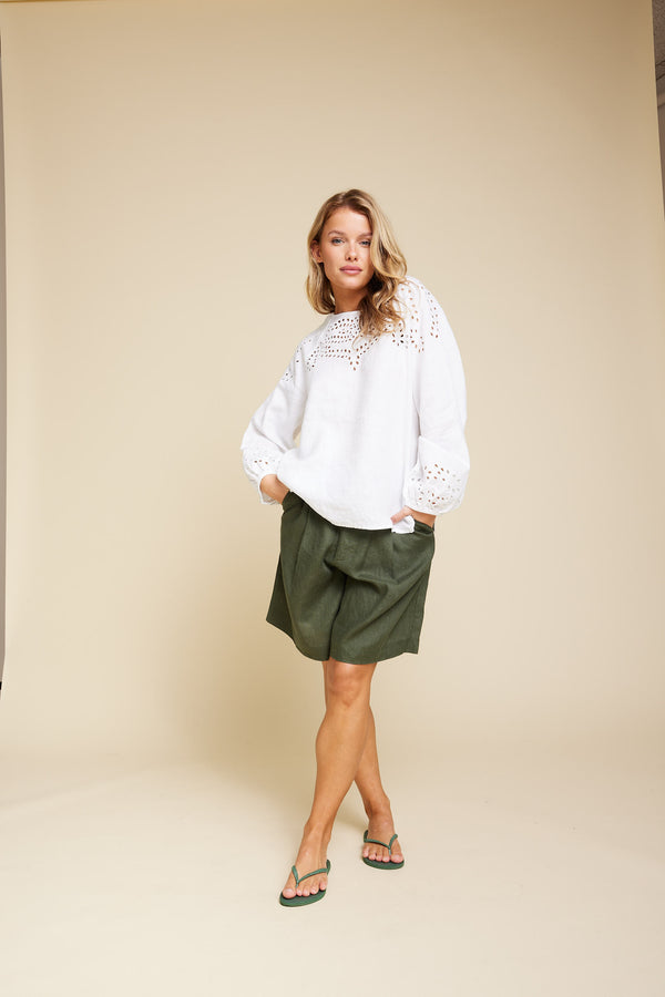 Line Of Oslo Jesse Blouse Blouse White 001