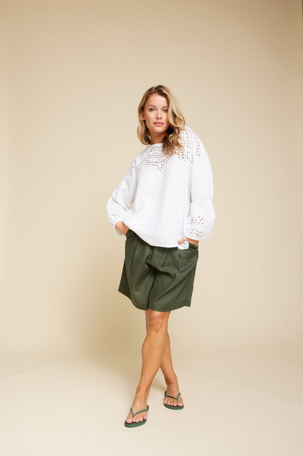Line Of Oslo Jesse Blouse Blouse White 001