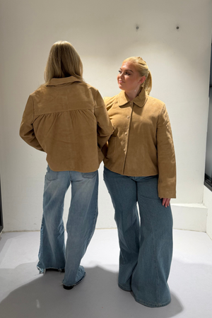 Line Of Oslo Jett Semsket Jakke Jacket Camel 061