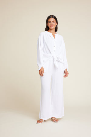 Line Of Oslo John Trousers Trouser White 001