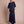 Line Of Oslo Josefine Satin Skjørt Skirt Blue 066