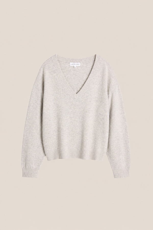 Line Of Oslo Kamilla AW26 Genser  Grey Melange 006
