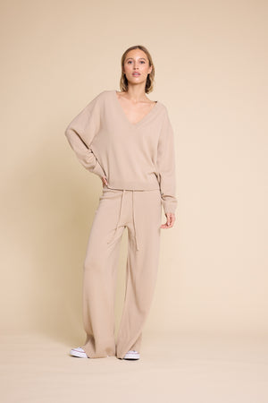 Line Of Oslo Kamilla Knitted Sweater Knitted sweater Brown 063