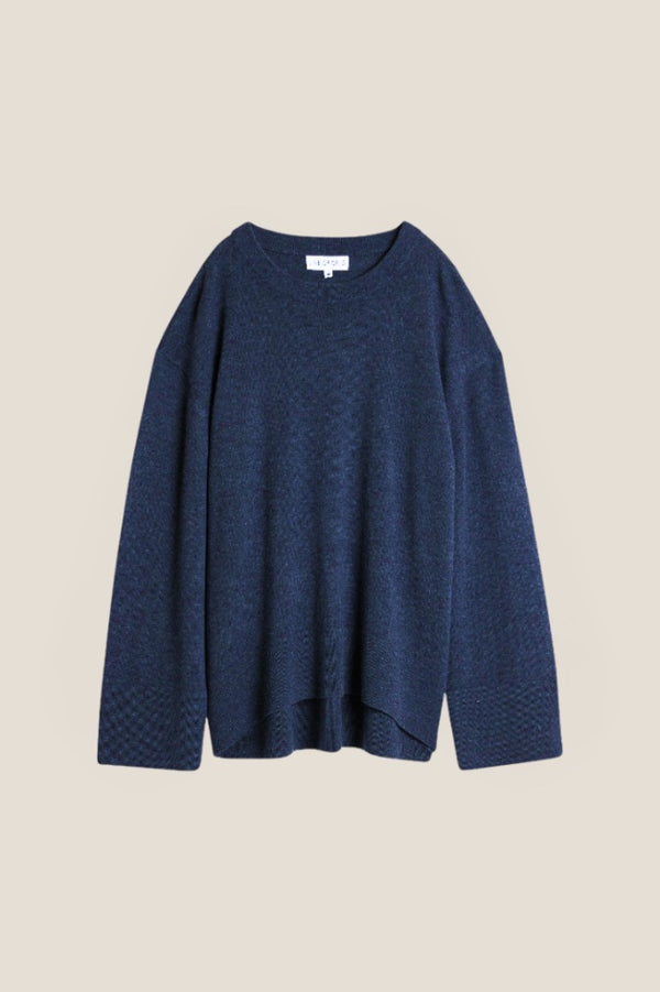 Line Of Oslo Katy Round 25 Knitted Sweater Knitted sweater Blue 066