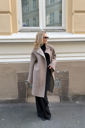 Line Of Oslo Kelly Tweed Kåpe Jacket Camel 061