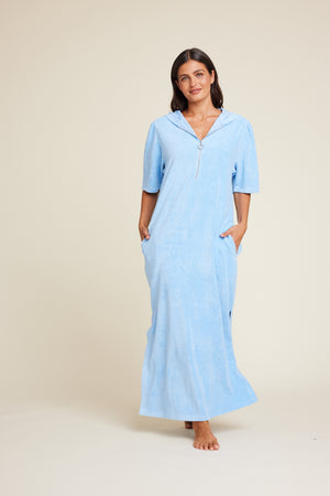 Line Of Oslo Kiss Solid Dress Dress Light Blue 003