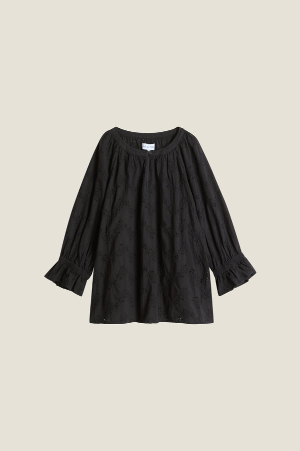 Line Of Oslo Ladd Lace Blouse Top Black 097