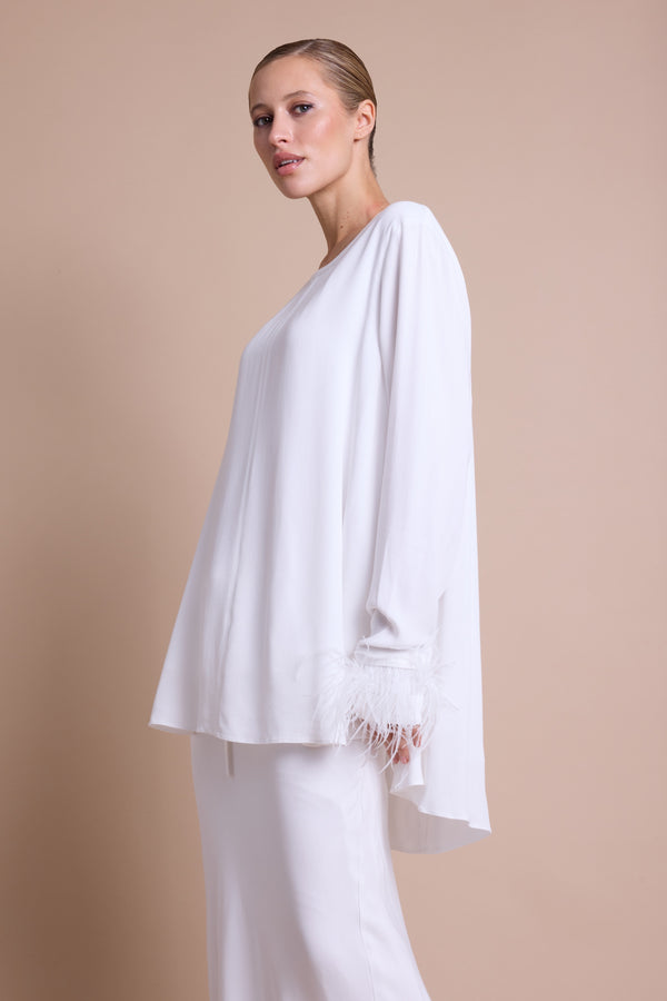 Line Of Oslo Lennox Topp Dress Creme 091