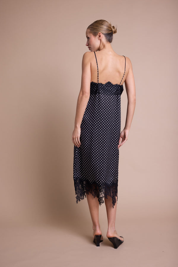 Line Of Oslo Lilly Dots Kjole Dress Black 097