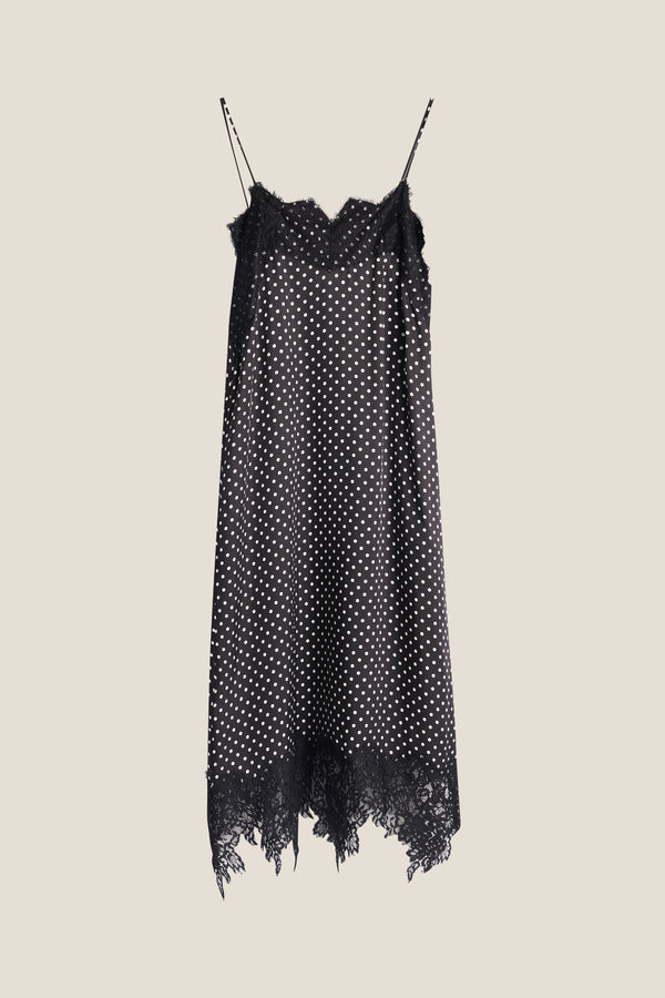 Line Of Oslo Lilly Dots Kjole Dress Black 097