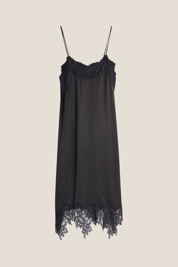 Line Of Oslo Lilly Lace Kjole Dress Black 097