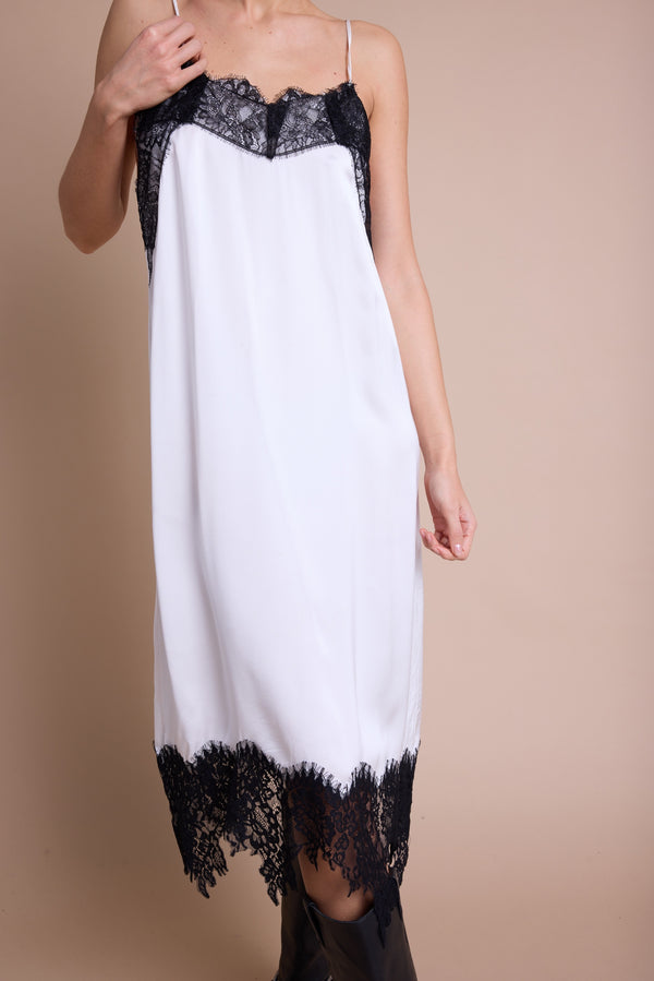 Line Of Oslo Lilly Lace Kjole Dress Creme 091