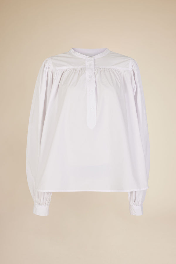 Line Of Oslo Lilly Solid Blouse Blouse White 001