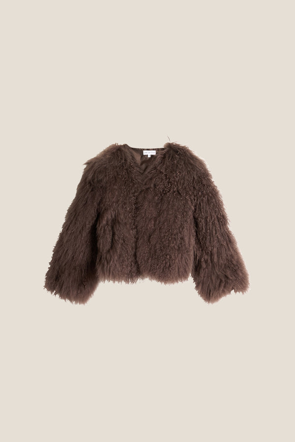 Line Of Oslo Line Fur Jacket Brown 063