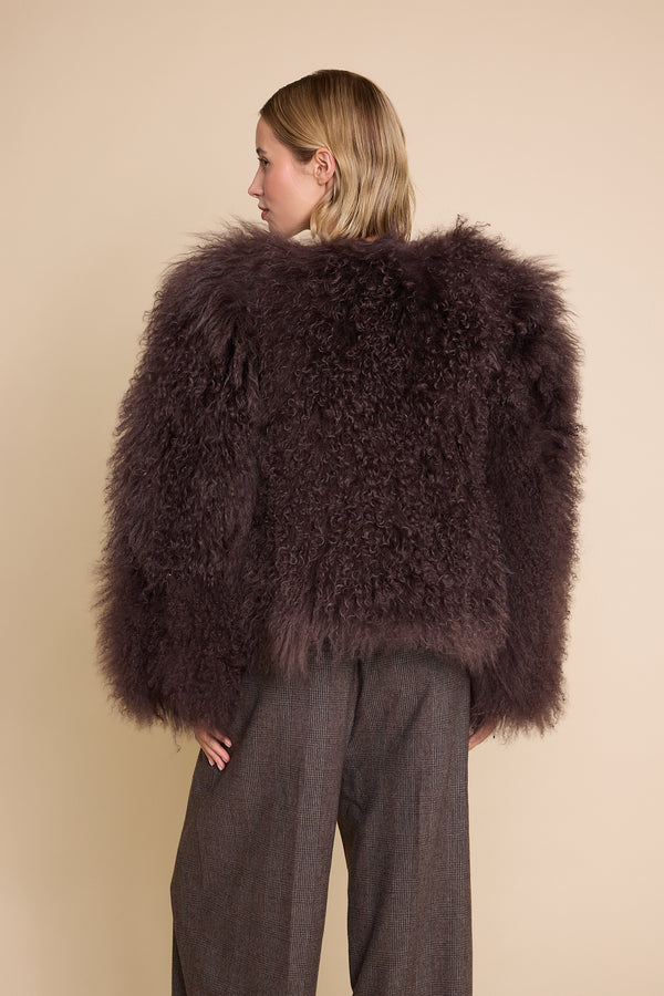 Line Of Oslo Line Fur Jacket Brown 063