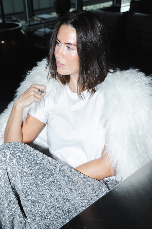 Line Of Oslo Line Fur Jacket outerwear Creme 091